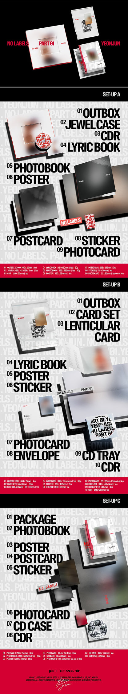 TOMORROW X TOGETHER 'NO LABELS: PART 01' Album