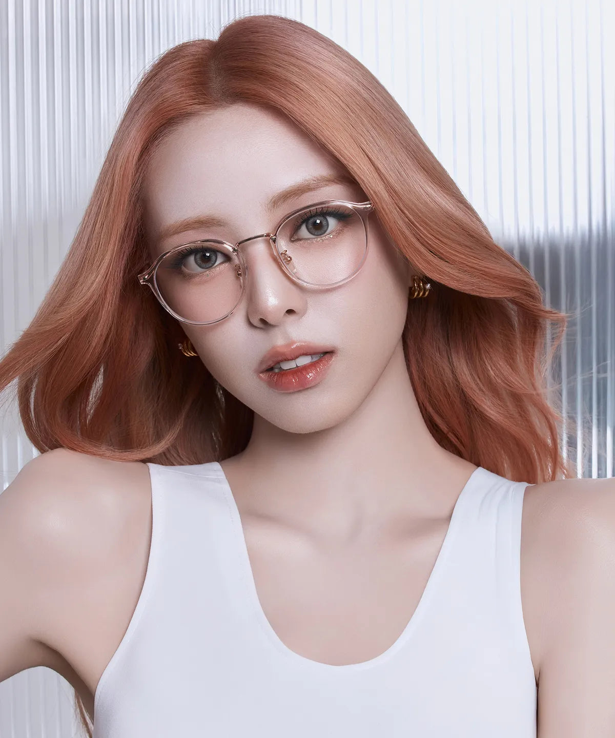 [Itzy Yuna Worn] ViewMap WELSH_Full Titanium Transparent Polygon