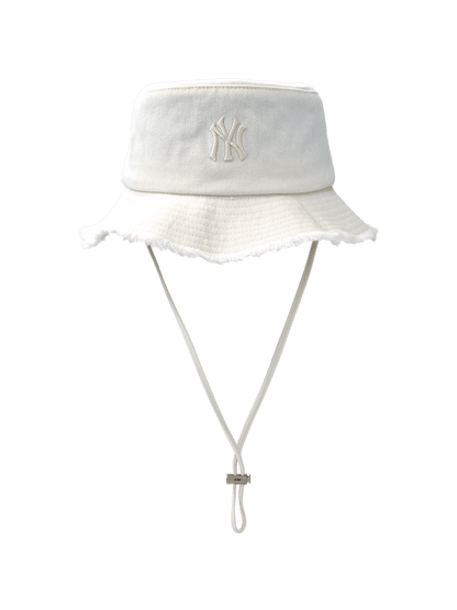 MLB Colored Denim Safari Bucket Hat New York Yankees