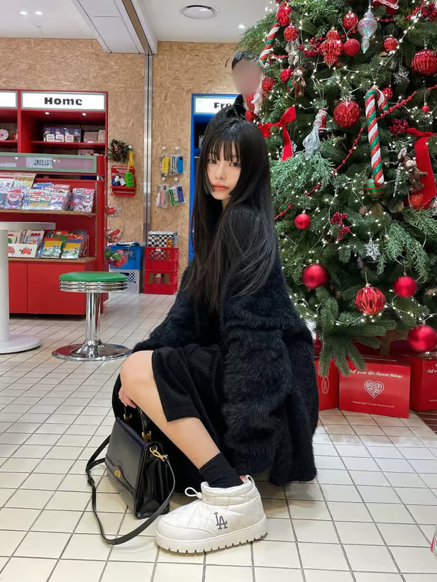 MLB Plush Quilted Boots LA Dodgers