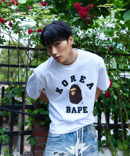 [Ateez San X BAPE] Korea College Relaxed Fit T-shirt (M)