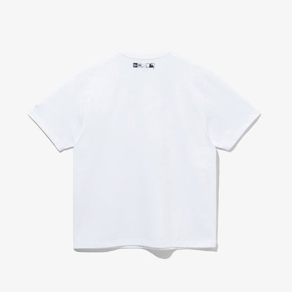 MLB SMALL EMBROIDERY POCKET T-SHIRTS WHITE