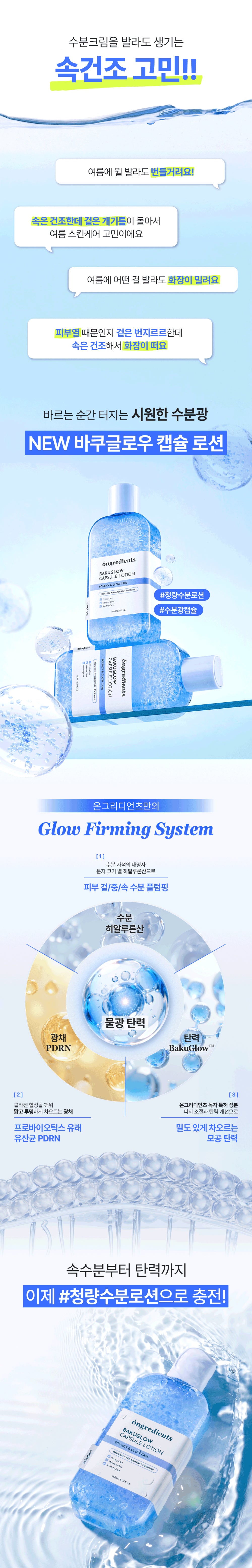 BAKUGLOW CAPSULE LOTION 150ML SET (+ 4 PCS S.COUPS ID PHOTOS)