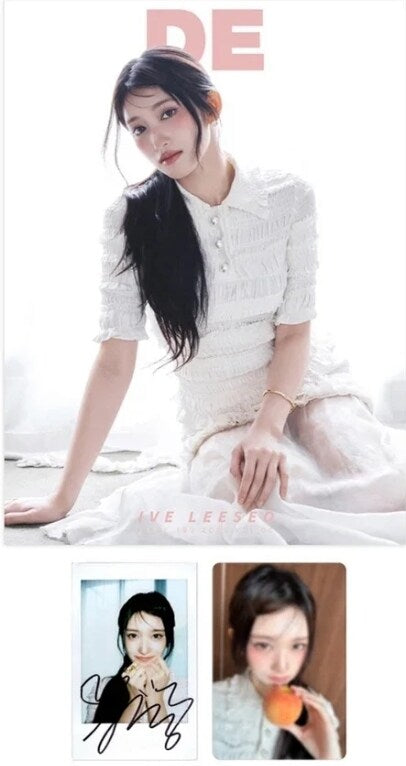 DELING Magazine July 2025 issue Cover: IVE Leeseo + Photocards