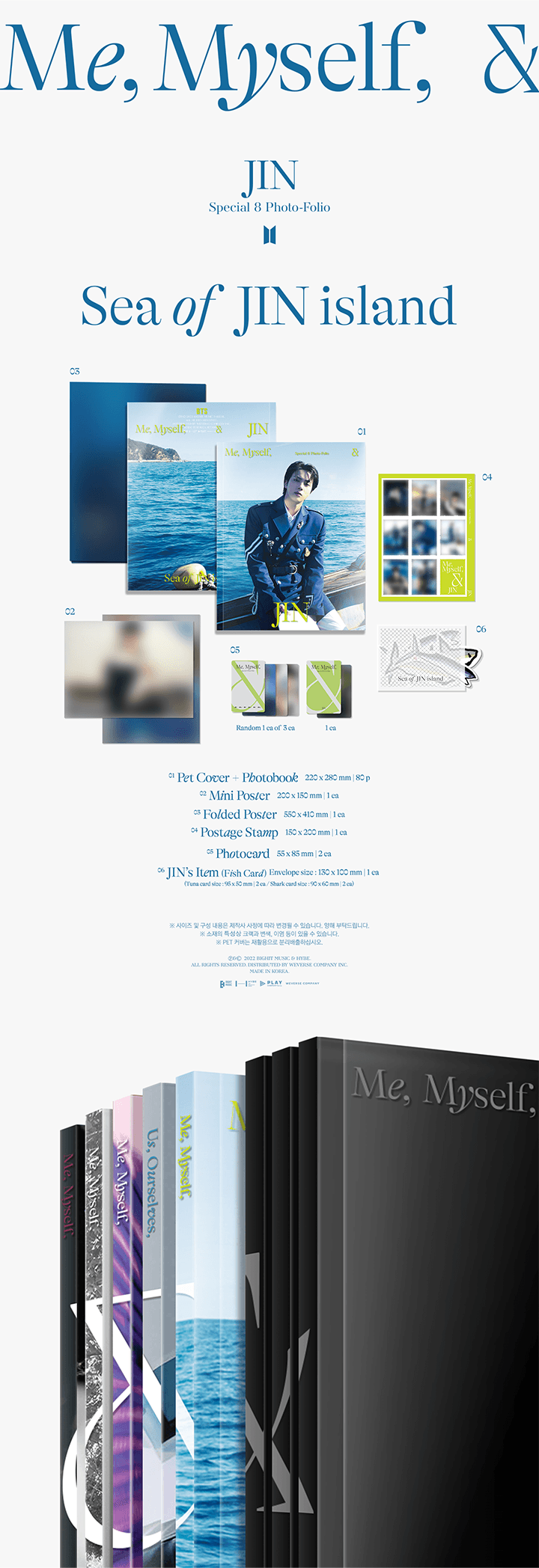 ‘Sea of JIN island’ BTS Photobook Special 8 Photo-Folio