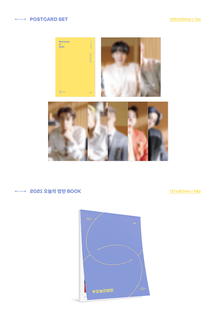 BTS Memories of 2021 (DVD/Digital Code/Blu-ray)