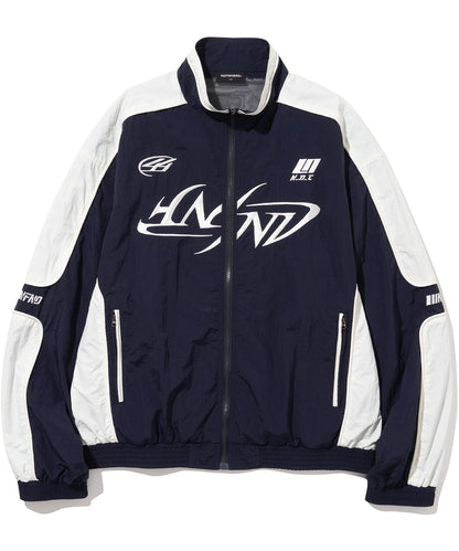 [TXT Taehyun & LS Sakura Worn] Not4Nerd Tribal Logo Nylon Racing Jacket