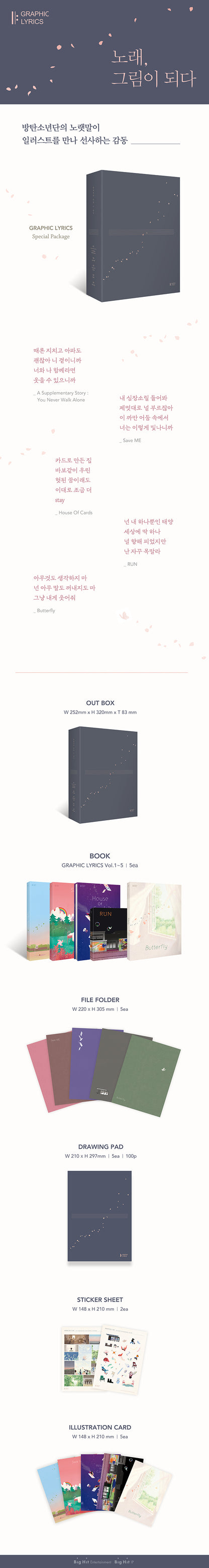 BTS GRAPHIC LYRICS COLLECTION