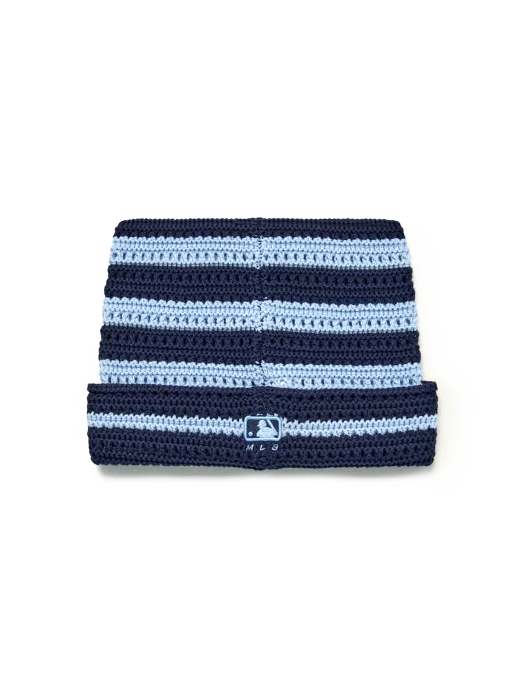 [Aespa Karina Pick 26 Summer] MLB Summer Stripe Meow Beanie