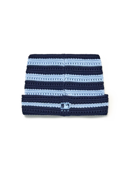 [Aespa Karina Pick 26 Summer] MLB Summer Stripe Meow Beanie