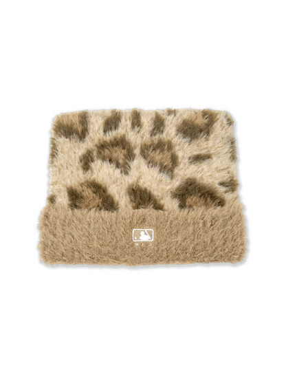 [RESCENE X MLB] 26FW Leopard Meow Beanie