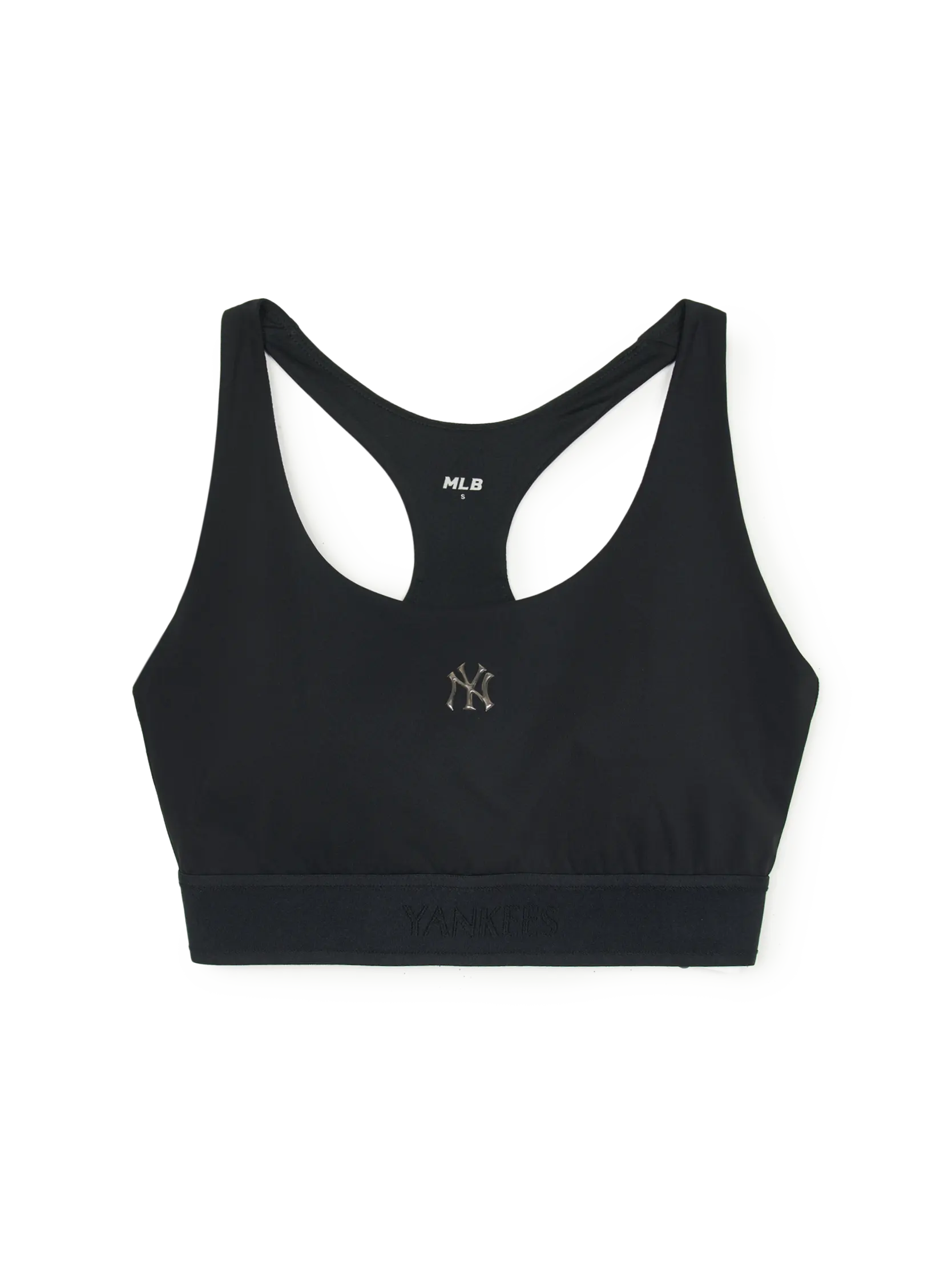 Aespa Karina PICK] MLB Women's Basic Lettering Band Point Crop Top