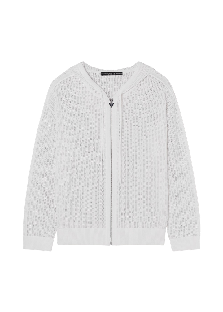 [Straykids Hyunjin Worn] 26 Summer Guess Unisex Crochet Sweater Zip-Up