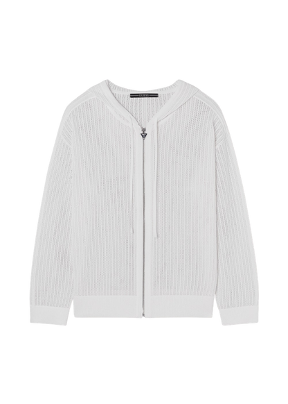 [Straykids Hyunjin Worn] 26 Summer Guess Unisex Crochet Sweater Zip-Up