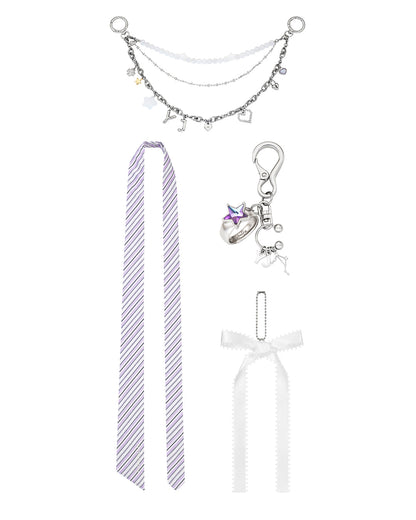 Lesserafim Yunjin X Standoil Jenaissante Charm Set / Lavender