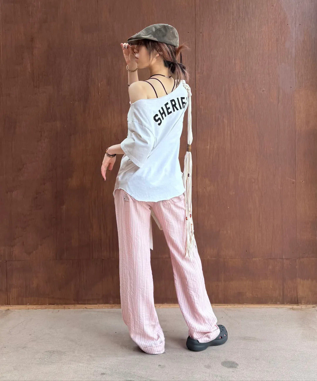 [Aespa Winter Worn] SCULPTOR Sheriff Cut Out Tee