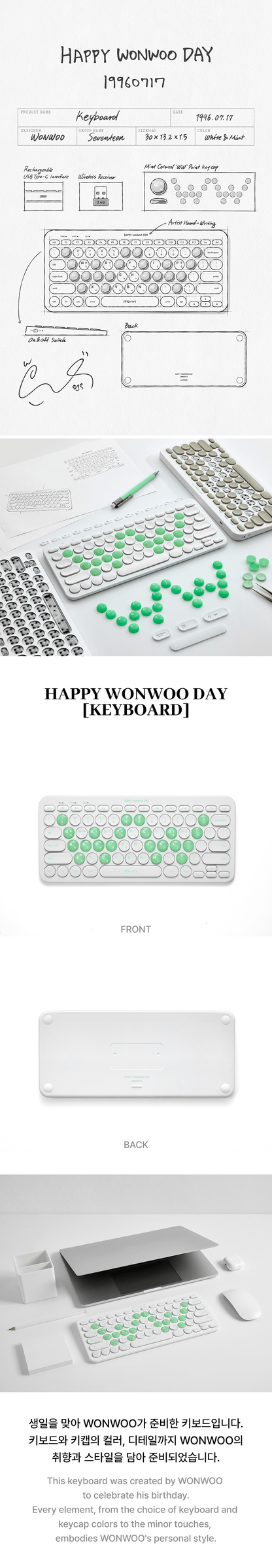 SEVENTEEN - HAPPY WONWOO DAY BIRTHDAY MERCH ver.5