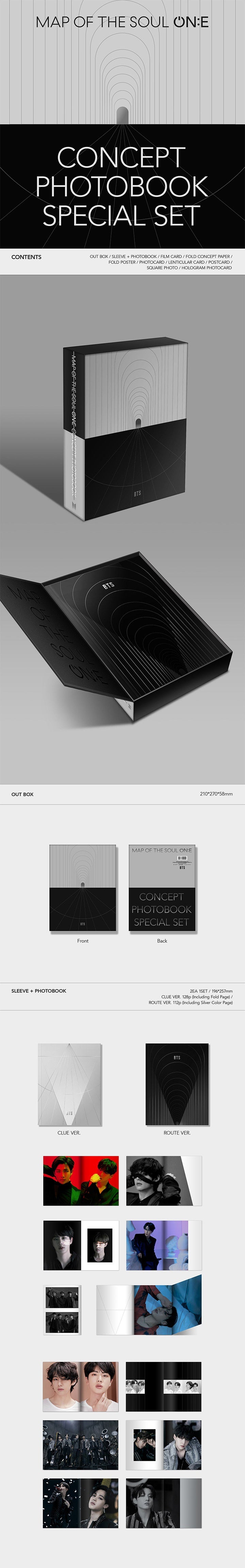 BTS MAP OF THE SOUL ON:E - Concept Photobook