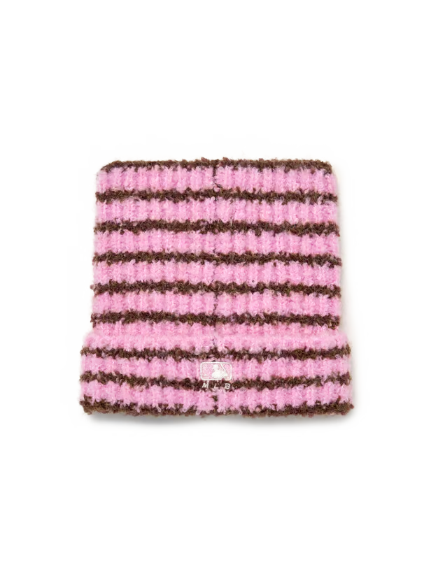 [Aespa Karina & TWS Pick] MLB Striped Meow Beanie New York Yankees