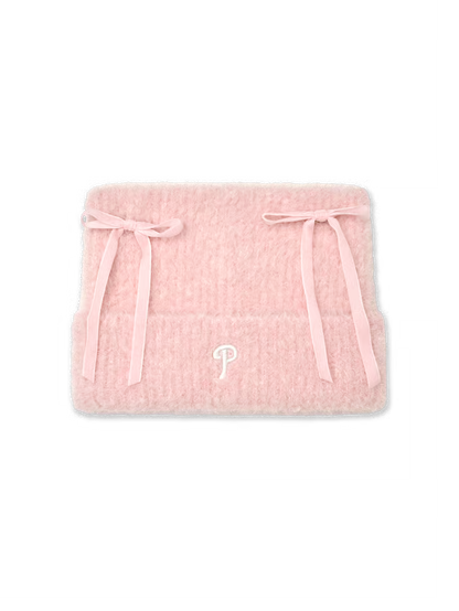 MLB 26FW Ribbon Meow Beanie