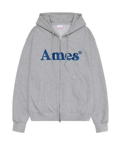 [Qwer Pick] 25FW Ames Basic Logo Hoodie Zip-Up