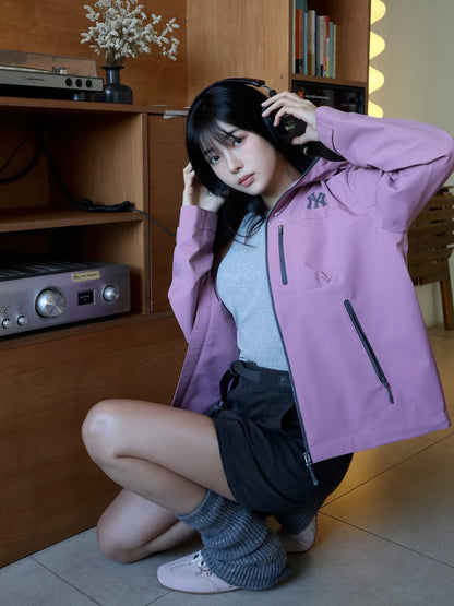 [Aespa Karina & TWS Pick] 26SS MLB Gofcore Megalogo 2L Curve Windbreaker LA Dodgers