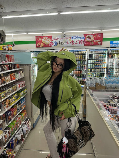 [Aespa Karina & TWS Pick] 26SS MLB Gofcore Megalogo 2L Curve Windbreaker LA Dodgers