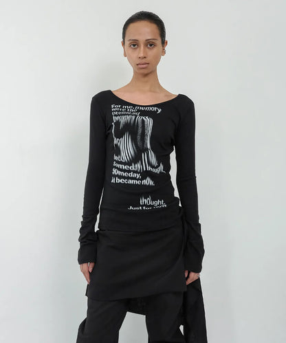 [Aespa Karina Worn] NACHE Flow Slim Fit Long Sleeve