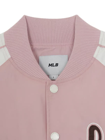 [Aespa Karina & TWS Pick] 26SS MLB Nylon Front Cursive Varsity Jacket – New York Mets