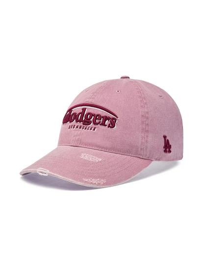 [Ive Gaeul Worn] MLB Vintage Damaged Curve Logo Unstructured Ball Cap New York Yankees