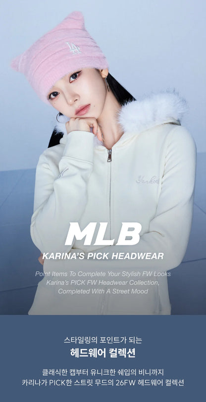 [Aespa Karina Pick] 26FW MLB Meowing No Rip Beanie