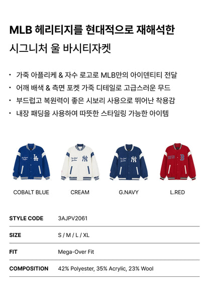 [TWS Pick] MLB Signature Wool Varsity Jacket New York Yankees