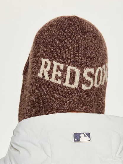 [TWS Youngjae Worn] MLB Vintage Bocashi Earflap Beanie Boston Red Sox