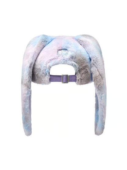 [RESCENE X MLB] 26FW Bunny Colorful Fur Unstructured Ball Cap