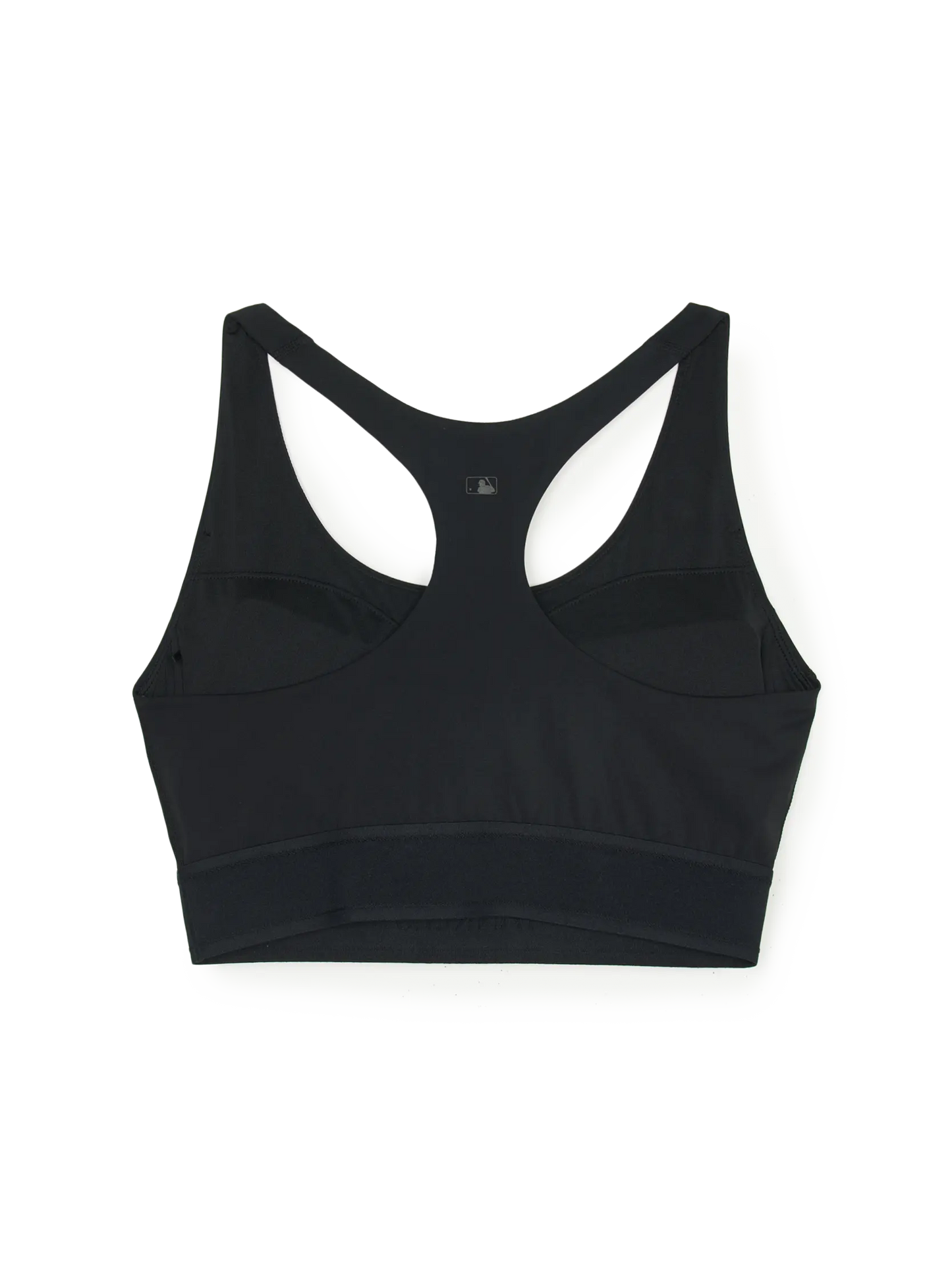 [Aespa Karina PICK] MLB Women's Basic Lettering Band Point Crop Top Black – New York Yankees