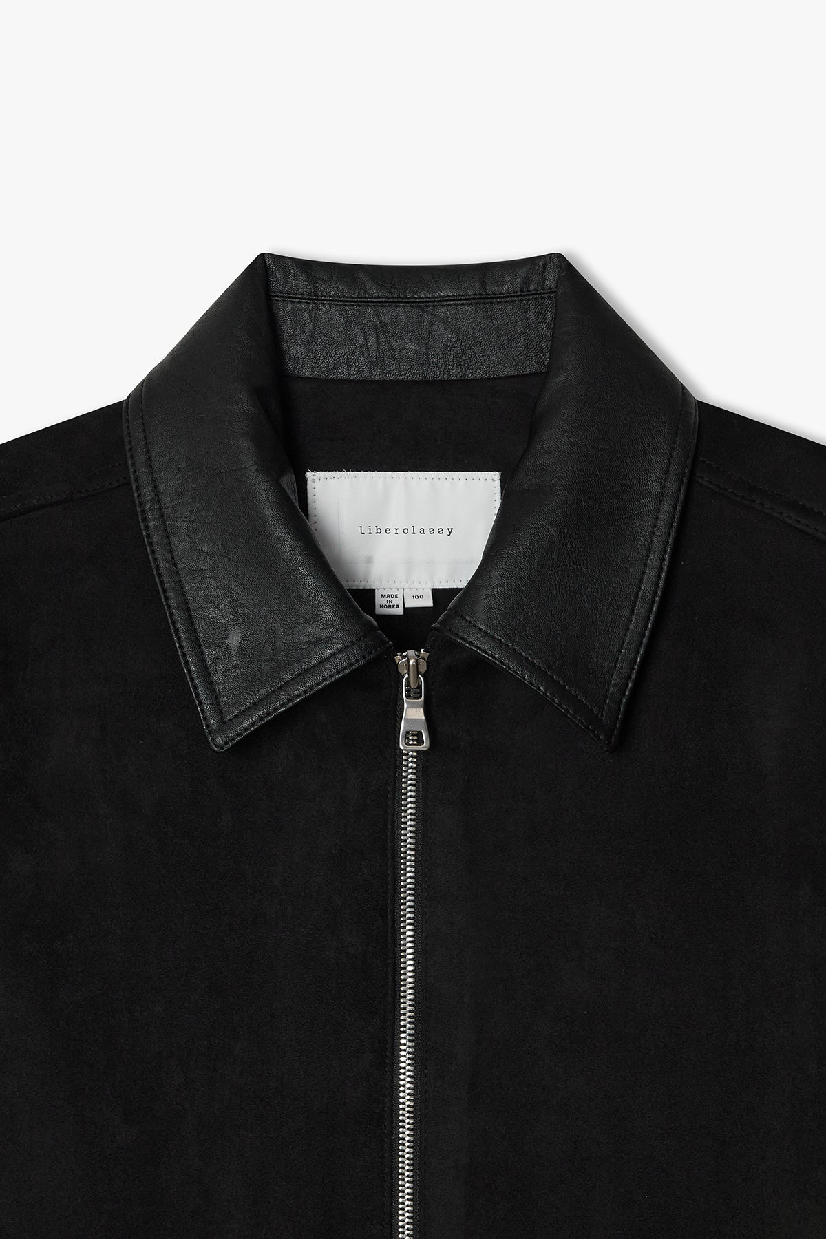 [Cha Eun Woo Worn] Liber Classy  Black Collar Two-Tone Work Jumper