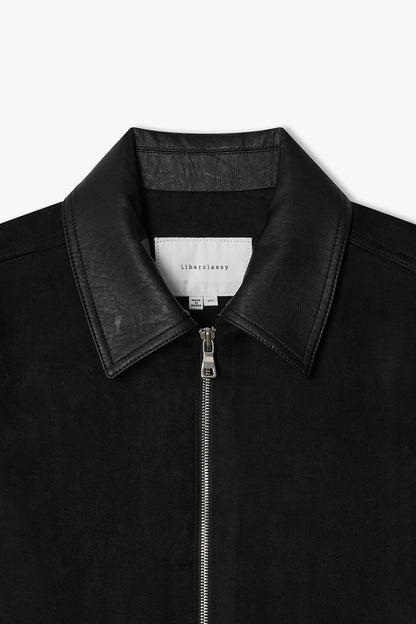 [Cha Eun Woo Worn] Liber Classy  Black Collar Two-Tone Work Jumper