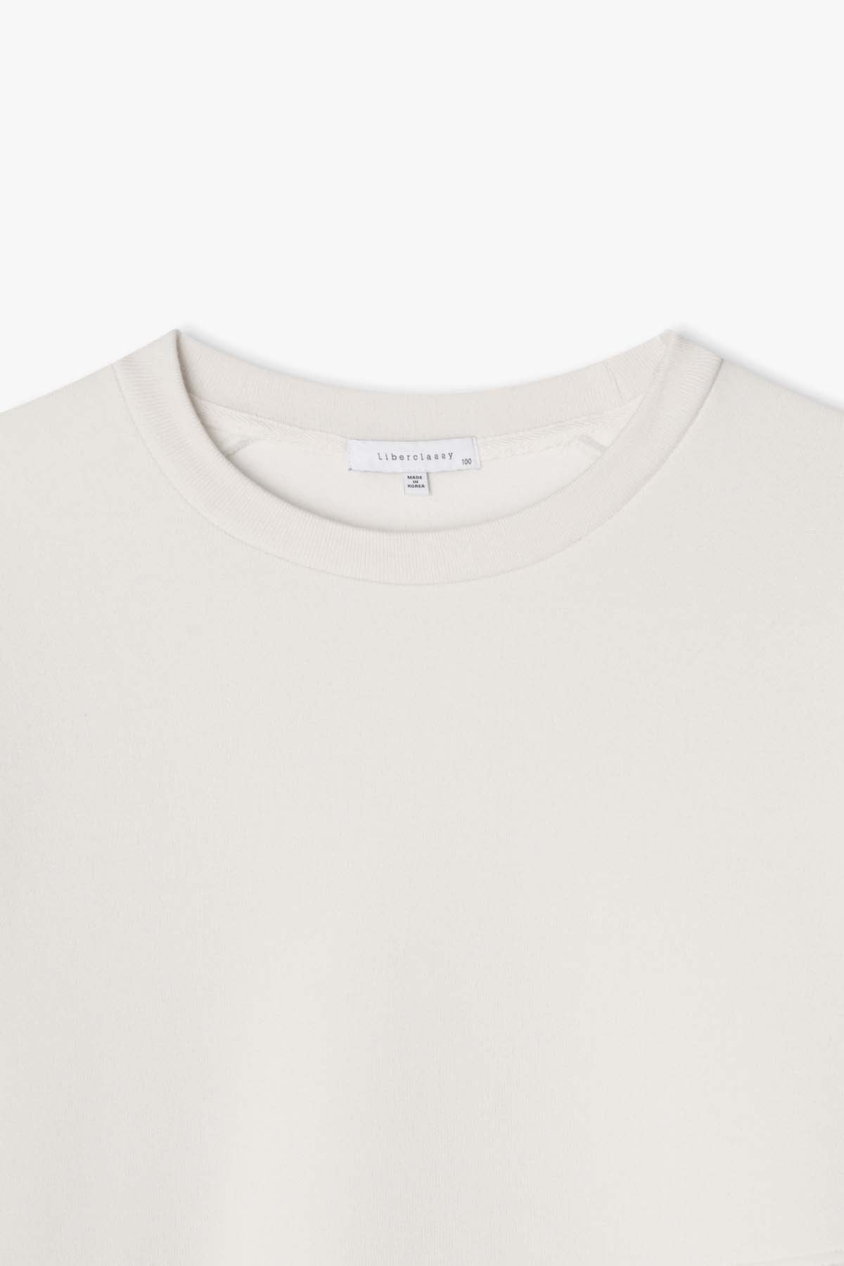 [Cha Eun Woo Worn] Liber Classy Cutout Line Sweatshirt