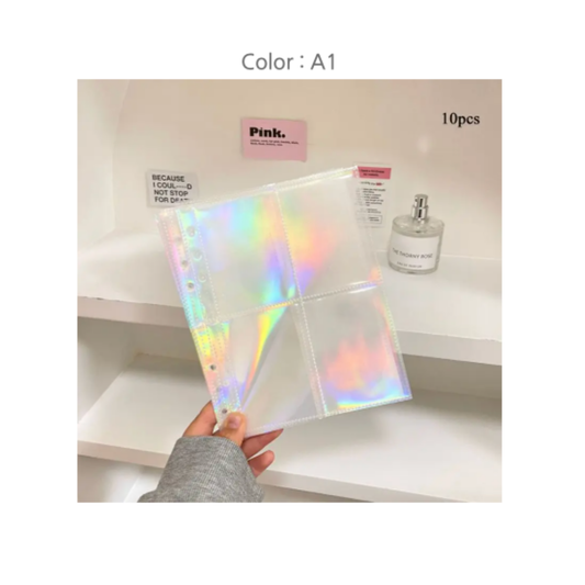 A5 Photocard Binder Sleeve Card Inner Page Album Sheet Collection Book