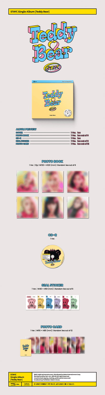 STAYC - Single Album [Teddy Bear]