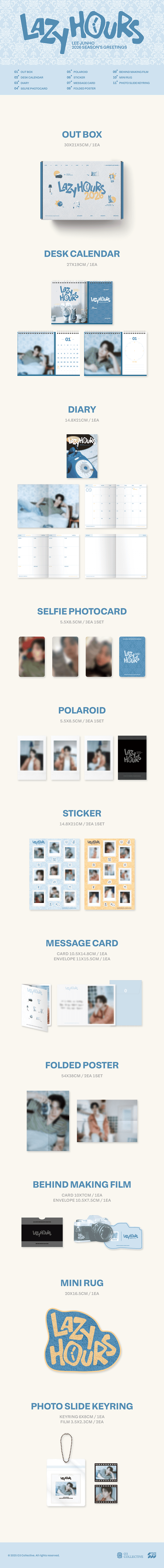 LEE JUNHO 2026 SEASON'S GREETINGS [LAZY HOURS]