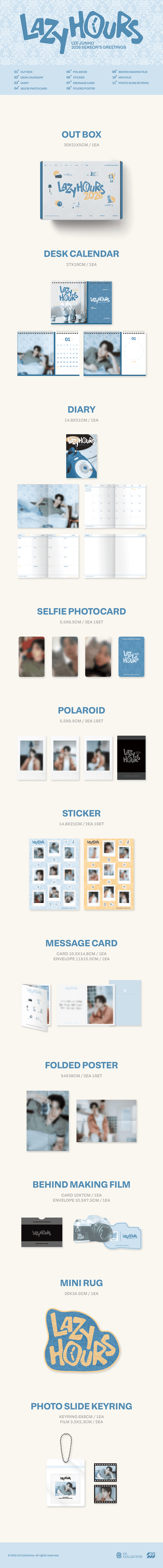 LEE JUNHO 2026 SEASON'S GREETINGS [LAZY HOURS]