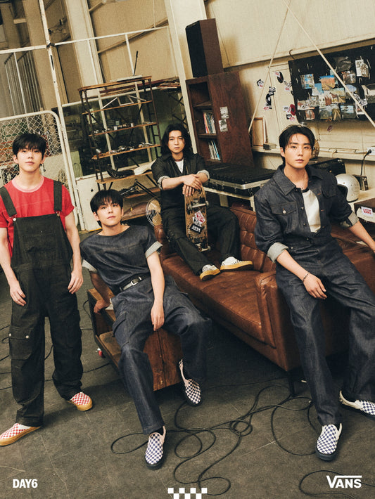 Day6 X Vans Slip-on Checkerboard Shoes