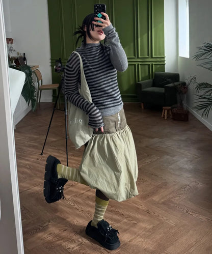 [BTS Suga Worn] Songi Songi × Yase Native Tassel Natural Wool Clog