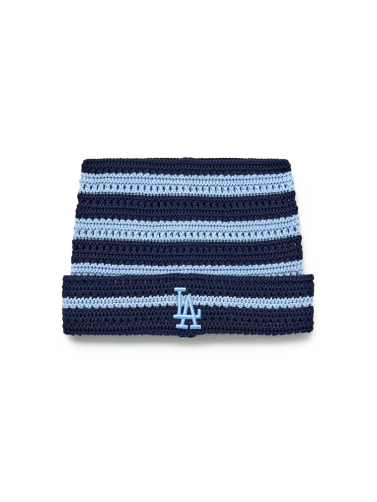 [Aespa Karina Pick 26 Summer] MLB Summer Stripe Meow Beanie