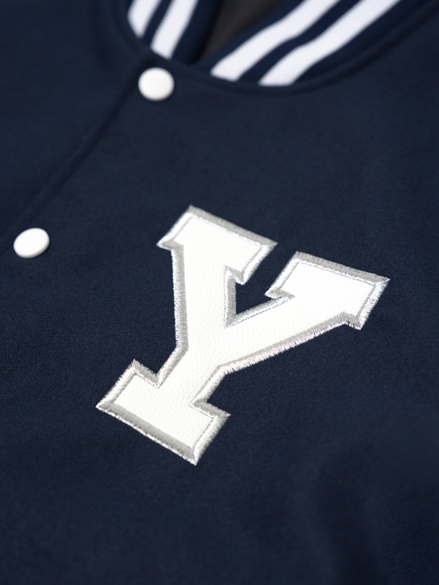 Yonsei University Signature Lightweight Baseball Jacket - Navy