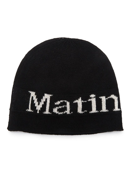 [Riize Shotaro Pick] Matin Kim Logo Linen Short Beanie