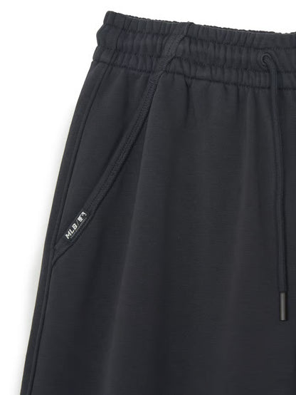 MLB Women's Basic Cutout Washed Wide Pants New York Yankees