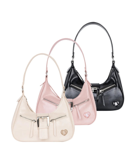 ULKIN CANVAS Betty Boop Buckle Pocket Crossbody Shoulder Bag