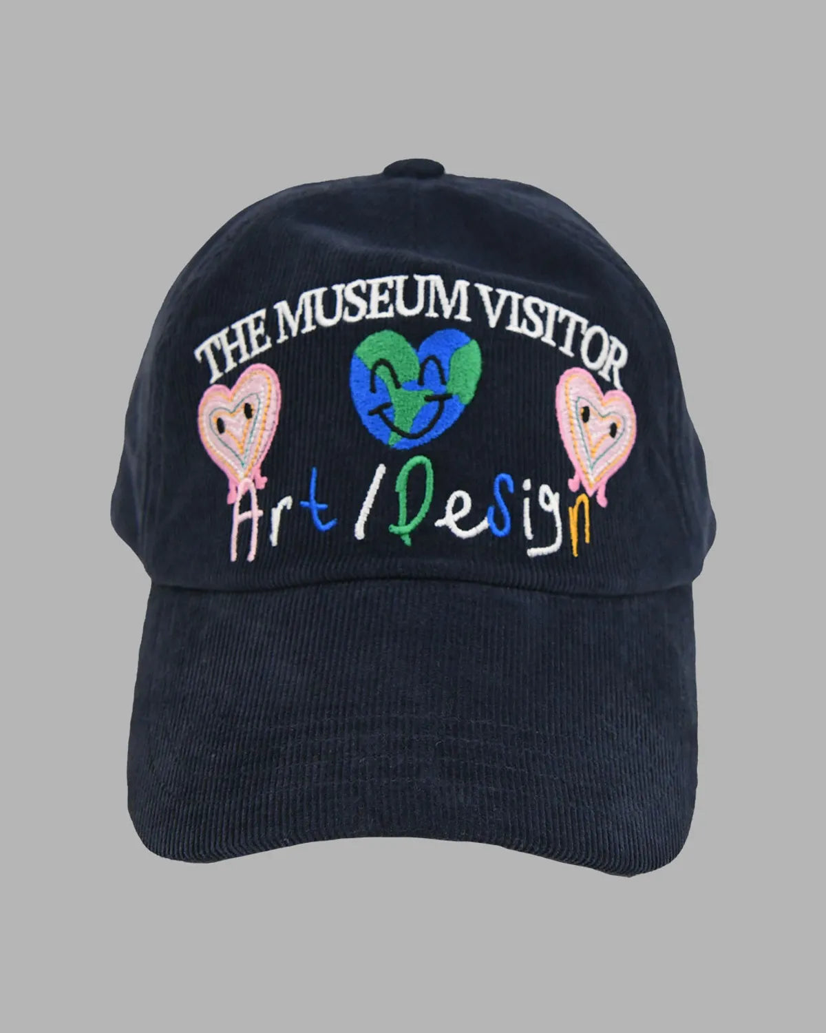 [New Jeans Danielle Worn] The Museum Visitor Globy & Lovey BallCap (NAVY)